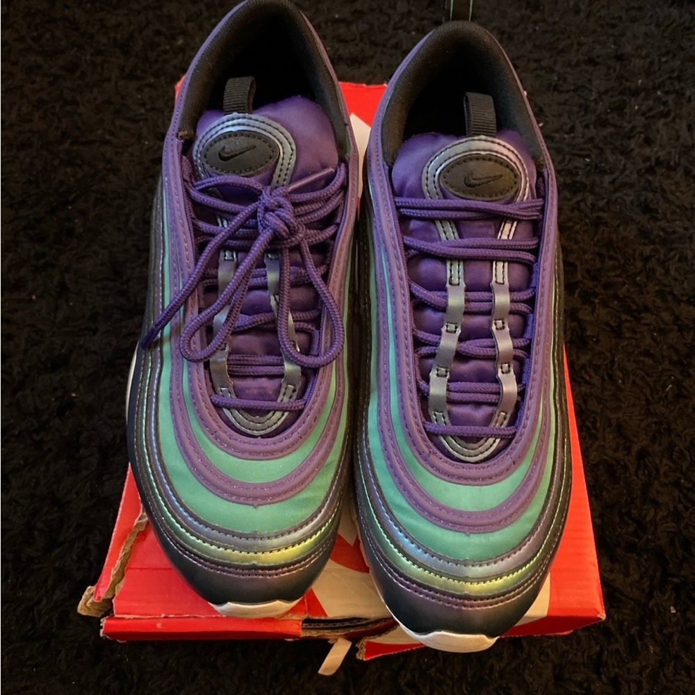 Nike Kids Sneakers - Purple and Green